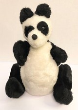 1976 Possum Trot PANDA BEAR Puppet Plush 12" Vintage Barbara Samuelson Stuffed