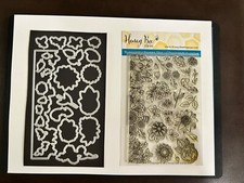 Honey Bee Zen Floral Stamps/Dies
