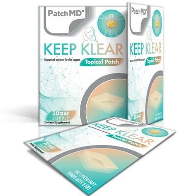 PatchMD Keep Klear - Topical Patch / 30 Day Supply /Reduce Blemishes/ clear skin