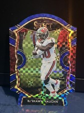 2020 Select Concourse Blue Checkerboard Prizm Die-Cut Keshawn Vaughn