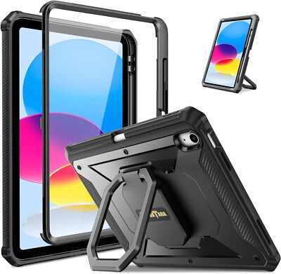 For iPad (A16) 11th Gen 11 Inch (2025) Case Shockproof Rugged Cover 360 Rotating