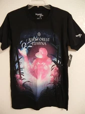 SINGAPORE ZOO RAINFOREST LUMINA NIGHT SAFARI T SHIRT BLACK SMALL GLOWS APE