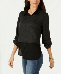 petite black sweater