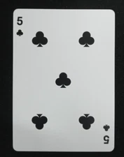 Theory11 Star Wars The Mandalorian Playing Card 5 Clubs