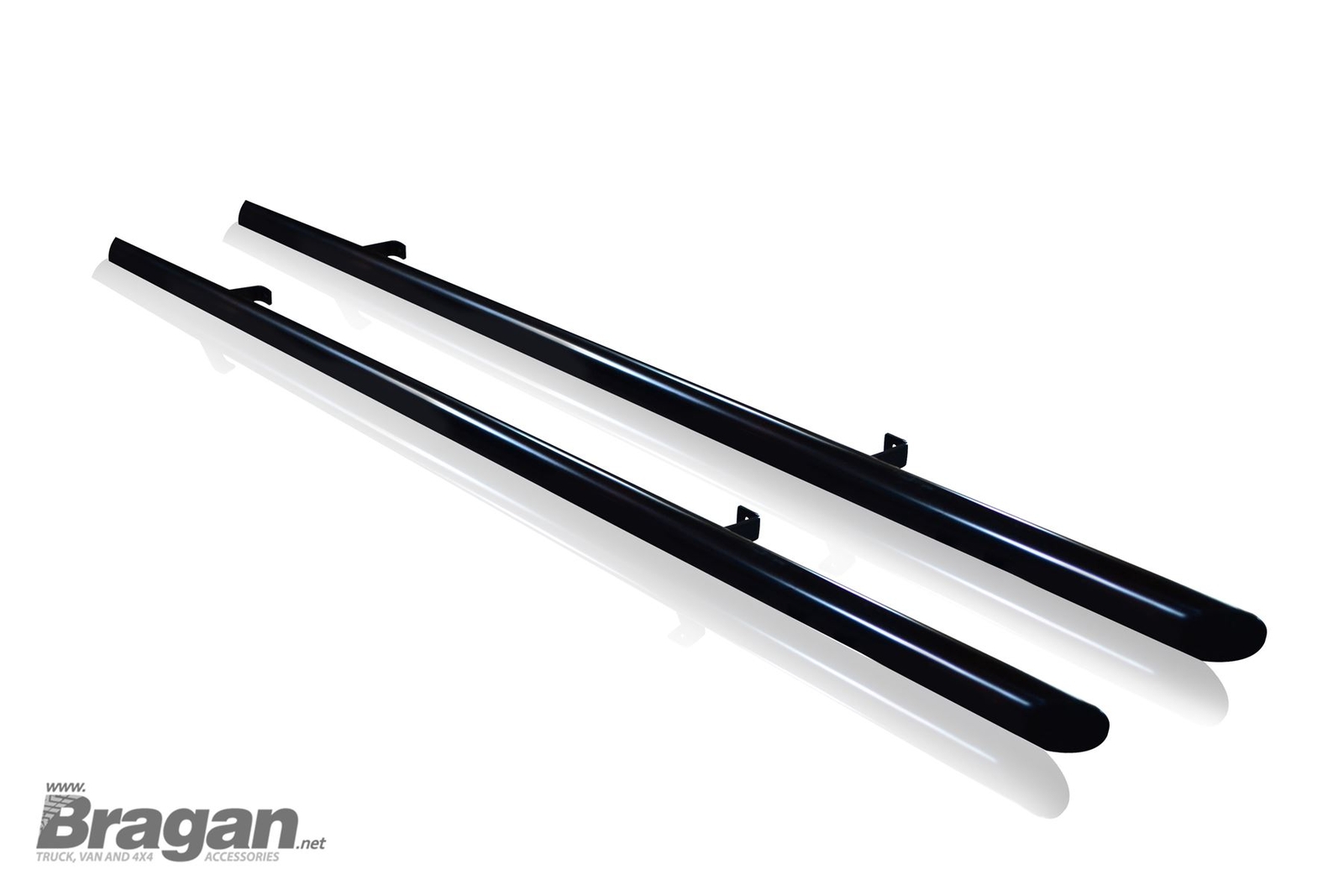 Side Bars For Mercedes Sprinter SWB 2018+ Stainless BLACK Steel Tube