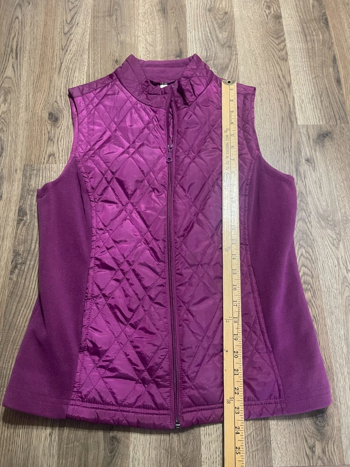 Exertek Jacket, Women's Size Small, Purple, Full Zip, Vest - Image 4 of 4