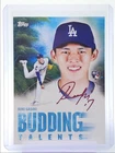 ROKI SASAKI 2025 TOPPS X BOB ROSS BUDDING TALENTS ROOKIE B RC AUTO Q3735