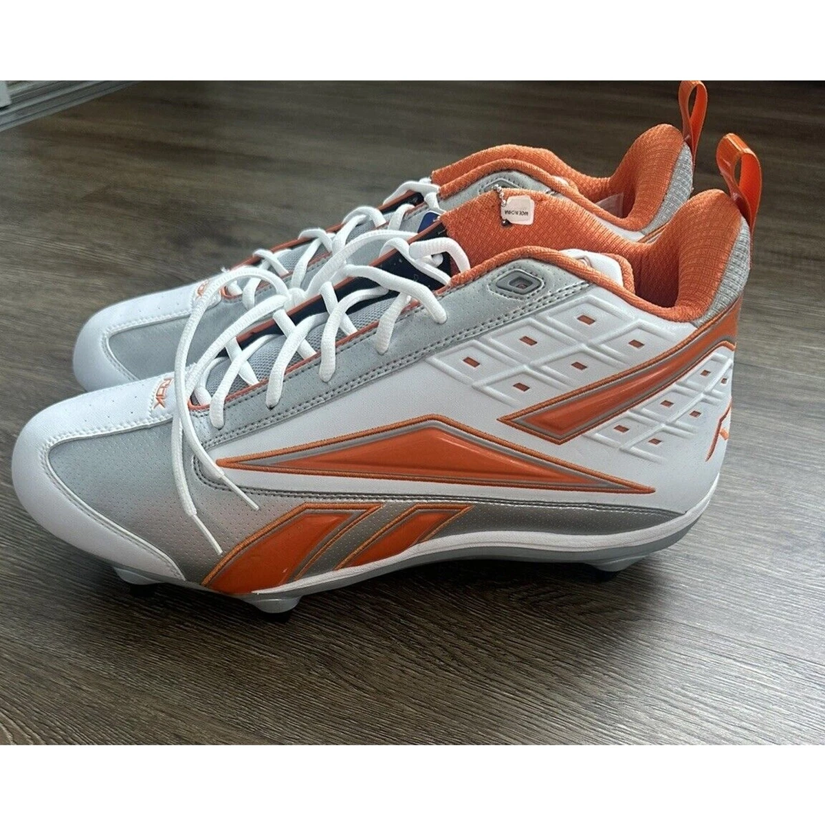 Reebok Orange Football Shoes & Cleats for Men for sale | eBay display picture 2