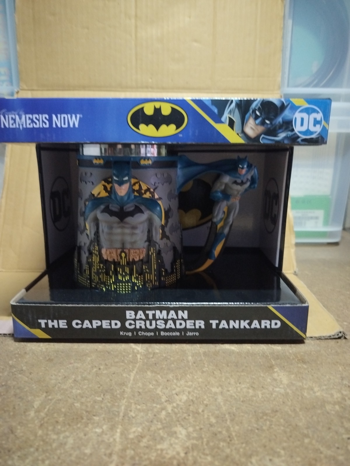 Nemesis Now Batman The Caped Crusader Tankard 15.5cm, Resin, Officially Licensed