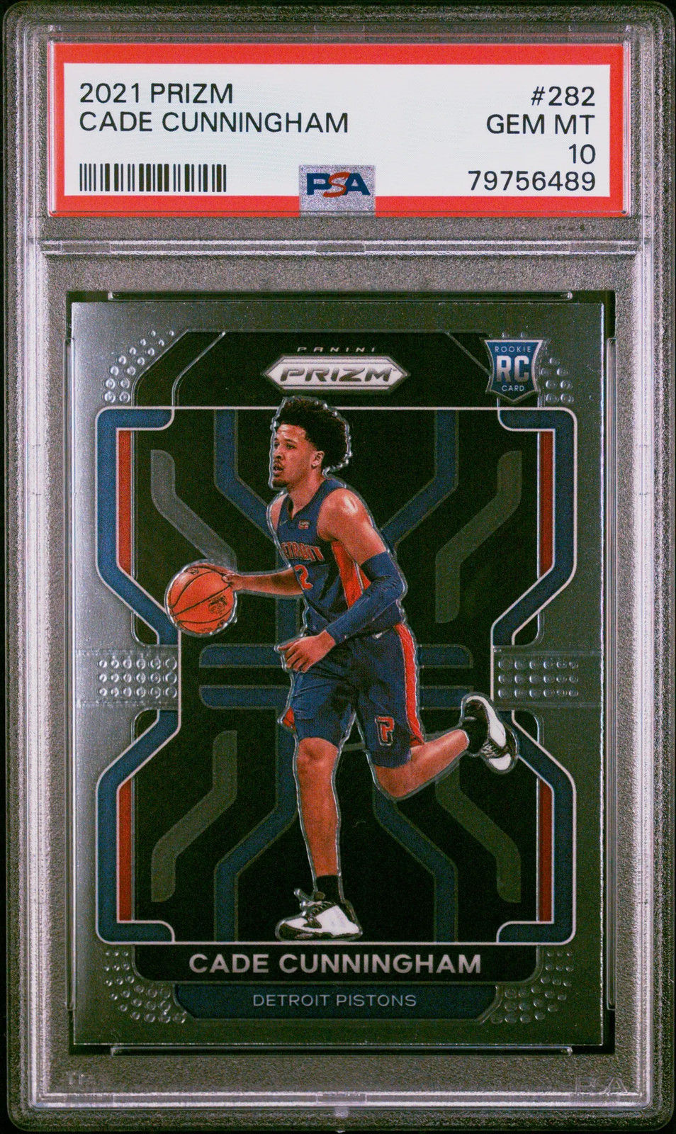 Cade Cunningham 2021 Panini Prizm #282 PSA 10