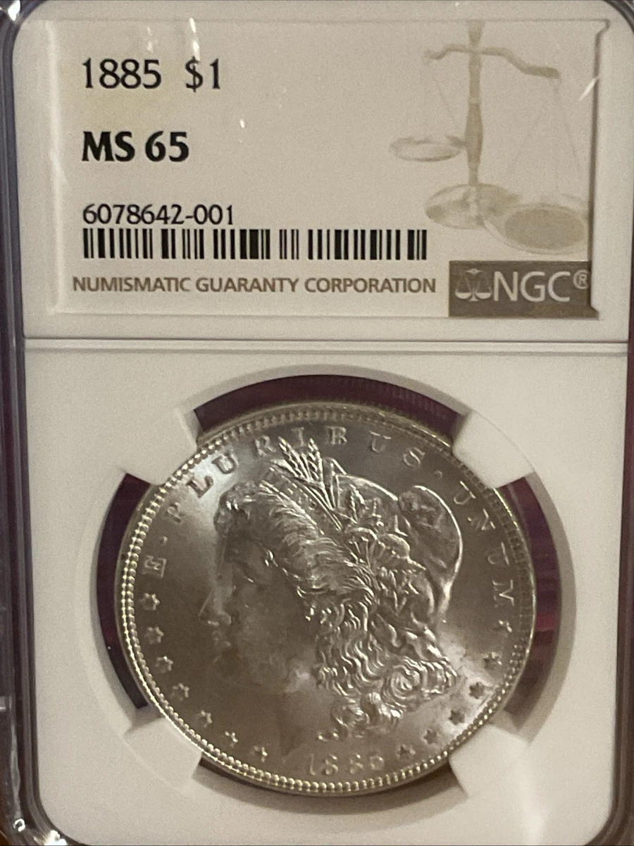 1885 Year Grade MS 65 Morgan Dollars (1878-1921) for sale | eBay