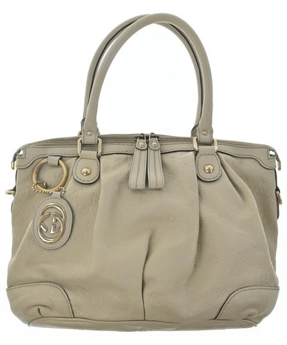 Gucci Handbag Ladies - Beige Used Vintage Clothing