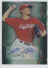2014 Bowman Sterling Prospect Green Refractor /125 Nick Howard #BSPA-NH Auto 4g6