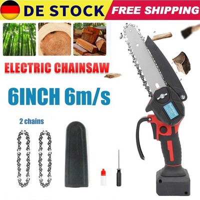Für 18V Einhell Akku Kettensäge Mini Elektro Motorsäge Handkettensäge X-Change！