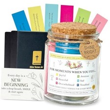2026 Inspirational Bible Verse Jar for Women - Mother's Day Christian Gifts