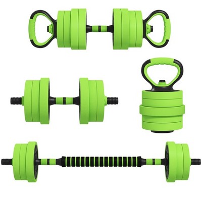 SPORTNOW 20kg Four-in-One Adjustable Weight Hanteln Set, Langhantel, Kettlebell