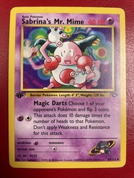 Sabrina's Mr. Mime 59/132 Gym Challenge 1st Edition Uncommon