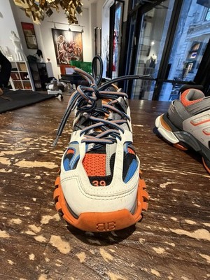 Balenciaga Track Sneakers - Orange/Blue/White (Size 39) 👟🔥 | eBay