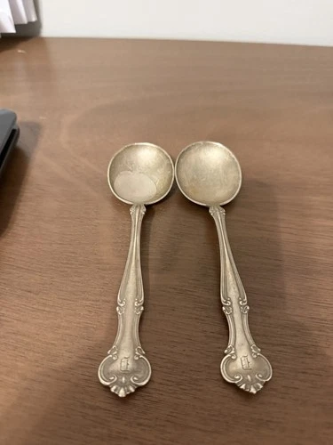 Antique Sterling Silver Spoons England Stamped Bulk Silver Bullion 118 Grams