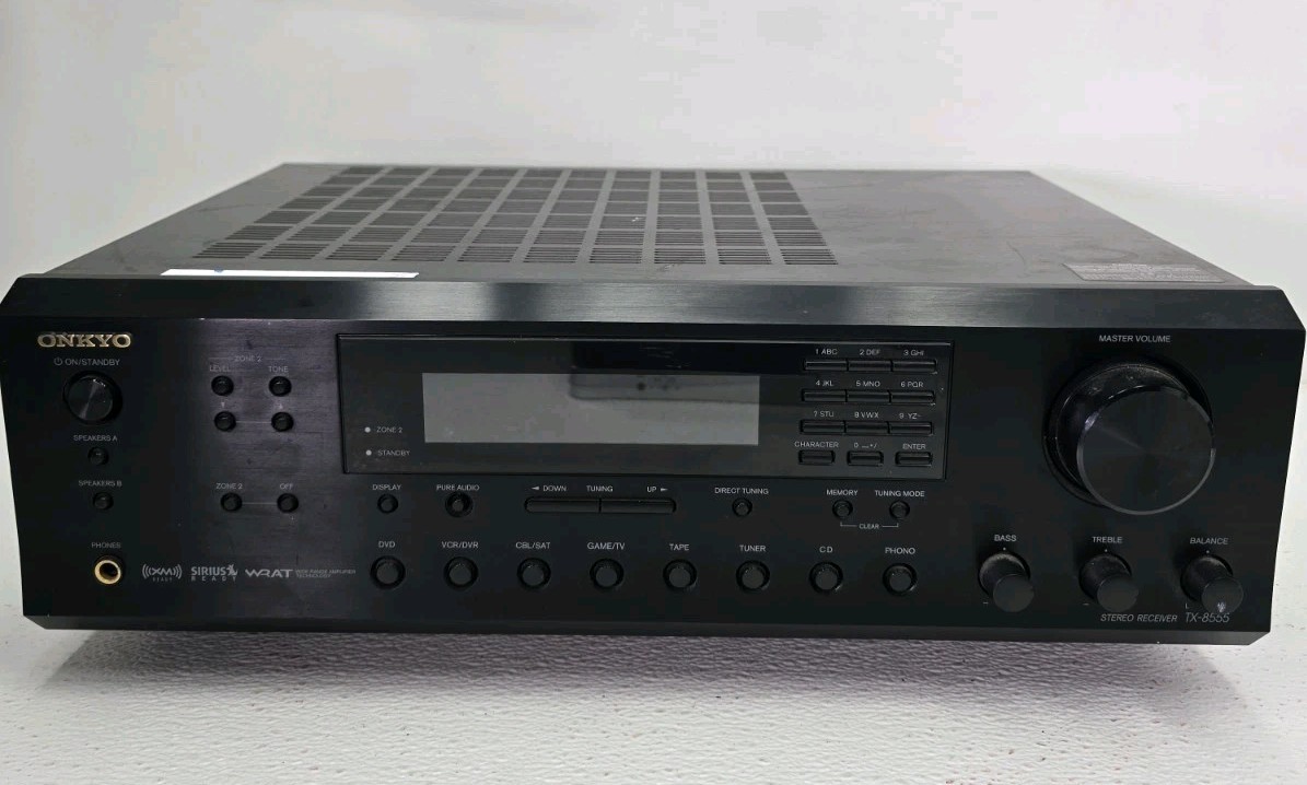 VINTAGE Onkyo TX-8555 2-Channel AM/FM Stereo Receiver XM -TESTED/WORKS