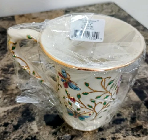 Summer Enchantment Coffee Mugs Set Of 4 LENOX NEW In Box, Wrapped W/ All Tags