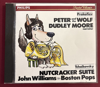 Peter & The Wolf   Dudley Moore / Nutcracker Suite - John Williams PHILIPS CD