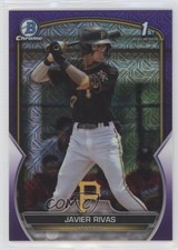 2023 Bowman Chrome Prospects Mega Box Purple Mojo Refractor Javier Rivas 0e3u