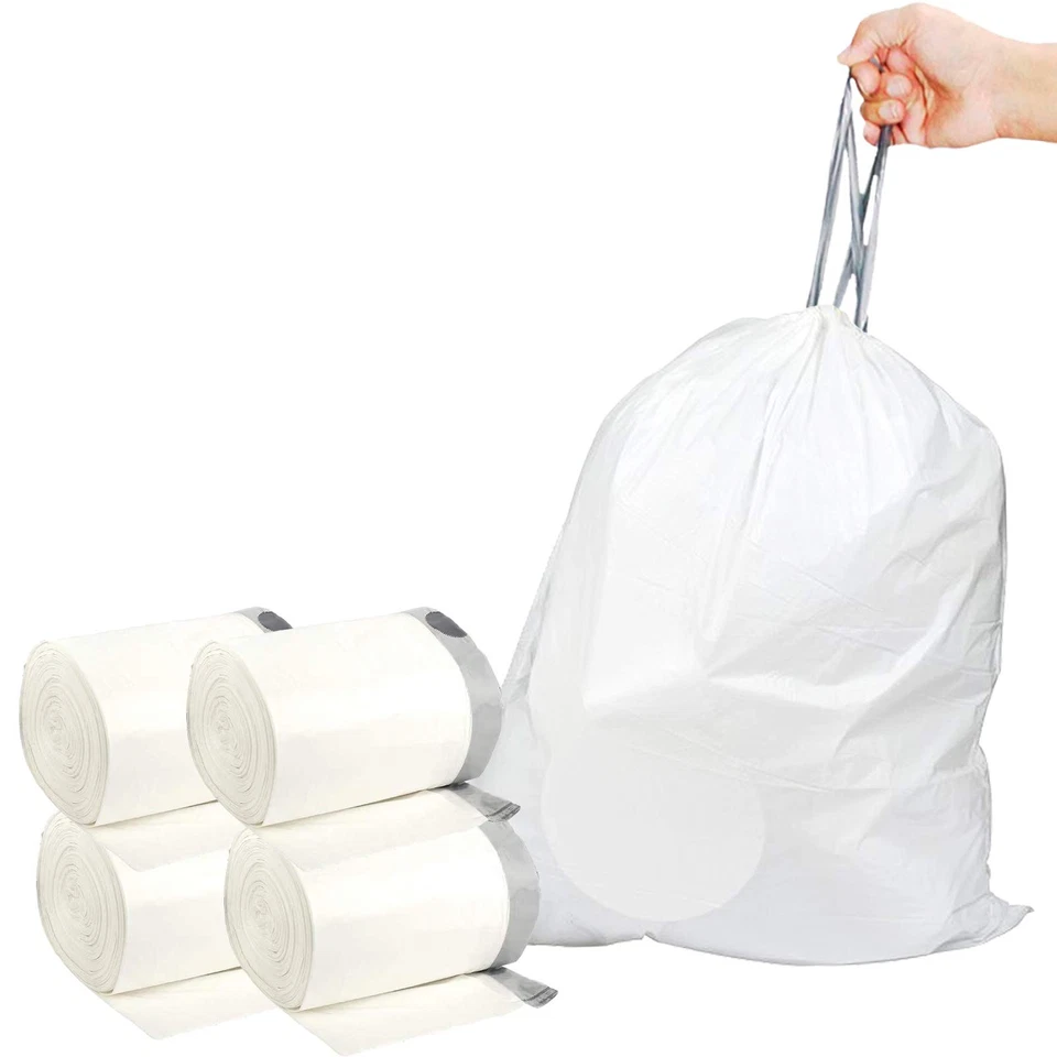 Code M 200 Count 12 Gallon 45 Liter Trash Bags with Reinforced Drawstring | C... - Image 3 of 4