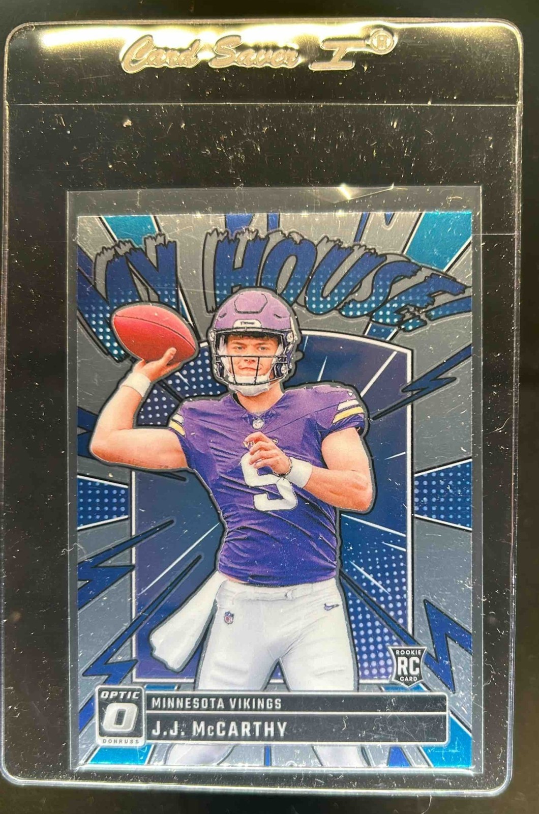 2024 Donruss Optic JJ McCarthy My House! RC Rookie #6 Vikings