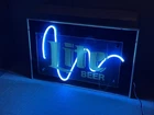 Vintage Miller Lite Neon Beer Sign Everbrite Bar Light Tested Working 31"