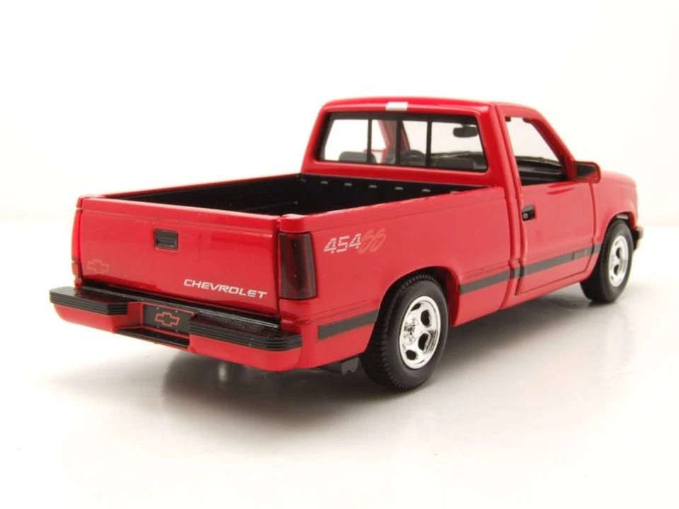Chevrolet 454 Ss Pick-Up 1993 Coche a Escala Rojo 1:24 Maisto - Imagen 2 de 4