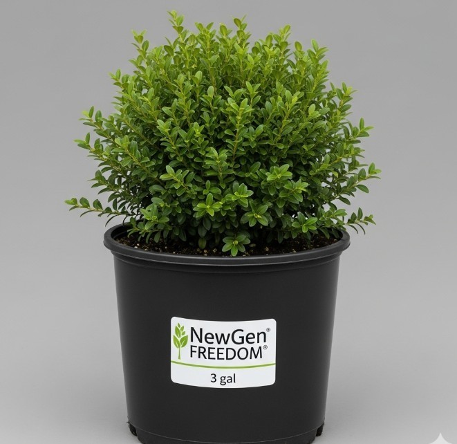 NewGen Freedom Boxwood Shrub in 3 Gal Pot Outdoor Evergreen Graden