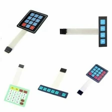 1pcs 4x3/4x5/1x6/1x4 keys keyboard array membrane switch keypad keyboard #zv