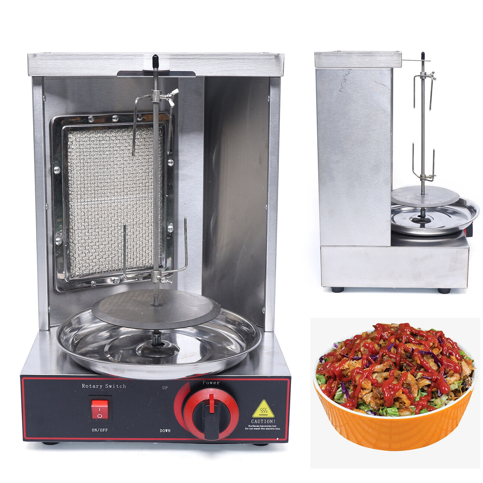 Vertical Gas Broiler Shawarma Gyros Doner 新発売 第一ネット Machine BBQ Mach Kebab