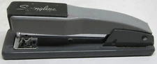Vintage 1960's Swingline Stapler, metal Gray 7-1/2" long. Made in USA, model 444