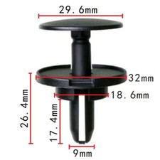 10 Car Bumper Grille Pin Retainer Clips For Chrysler 10 Car Bumper Grille Pin Retainer Clips For Chrysler