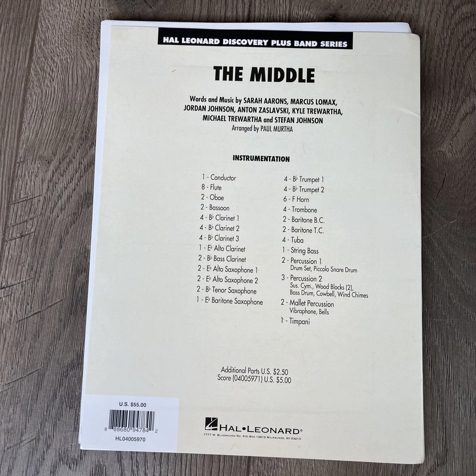 Middle Discovery Plus Concert For Developing Band Series  -Hal Leonard - Image 3 of 4