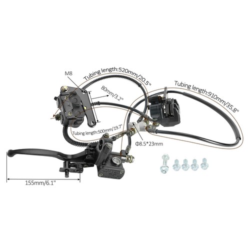 Eje de transmisión delantero de golf 4x4 CV eje suspensión brazo oscilante rueda cubo freno conjunto - Imagen 24 de 24