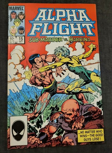 Alpha Flight #15 Marvel Comics Bronze John Byrne Namor the Sub-Mariner 