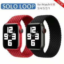 Silicone Band Solo Loop Strap For Apple Watch Series SE 6 5 4 3 44/40mm 38/42mm
