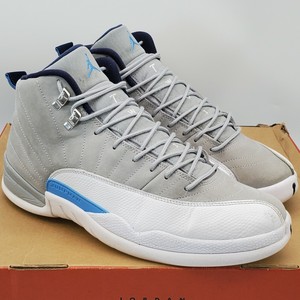 Nike Air Jordan Xii 12 Retro Unc Wolf Grey University Blue Sz 11 16 Carolina Ebay