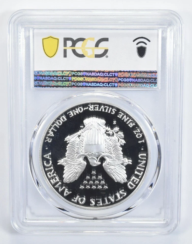 1989-S PR70 CAM PCGS American Silver Eagle Proof 70 - Image 2 of 4