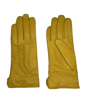 Womens Genuine Nappa Sheepskin Leather Lined Gloves 