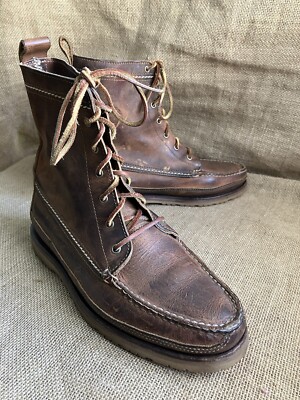 レッドウィング WABASHA OXFORD Red Wing for J.Crew Wabasha 4592 Moc Toe Boot High Top Boots Size