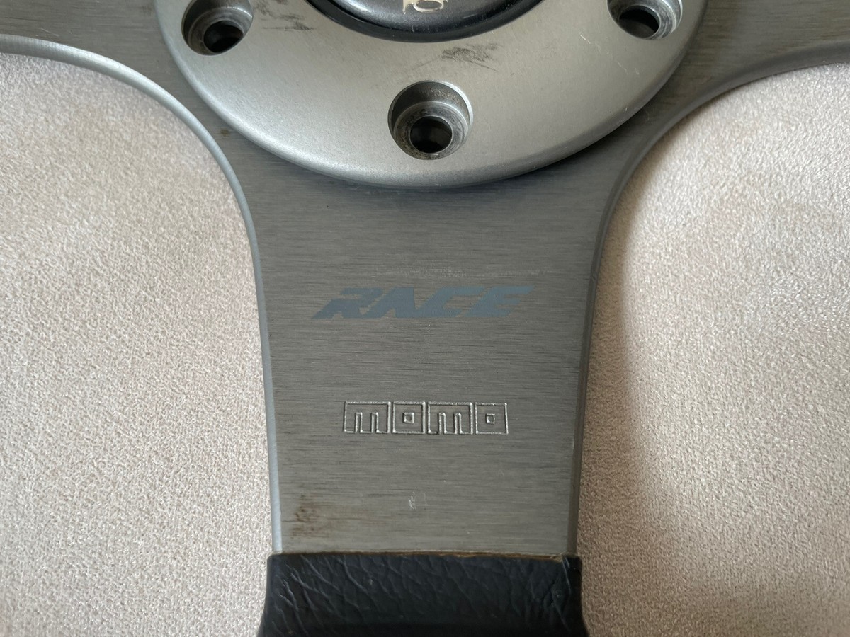Momo Race Black Leather Steering Wheel TYP D35 KBA 70116