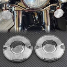 Turn Signal Light Cover Clear Lens For Harley Davidson Electra Glide Road King