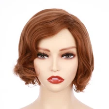 OneDor Women's Short Hair 50s Cosplay Queens Gambit Wig (Ear Length Bob)
