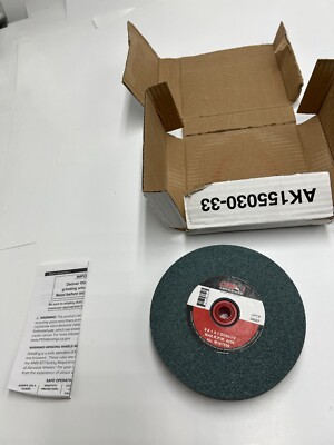 CGW Abrasives Type 1 Grinding Wheel 38507 6 x 1 x 1 GC60-I-V Max RPM 4456