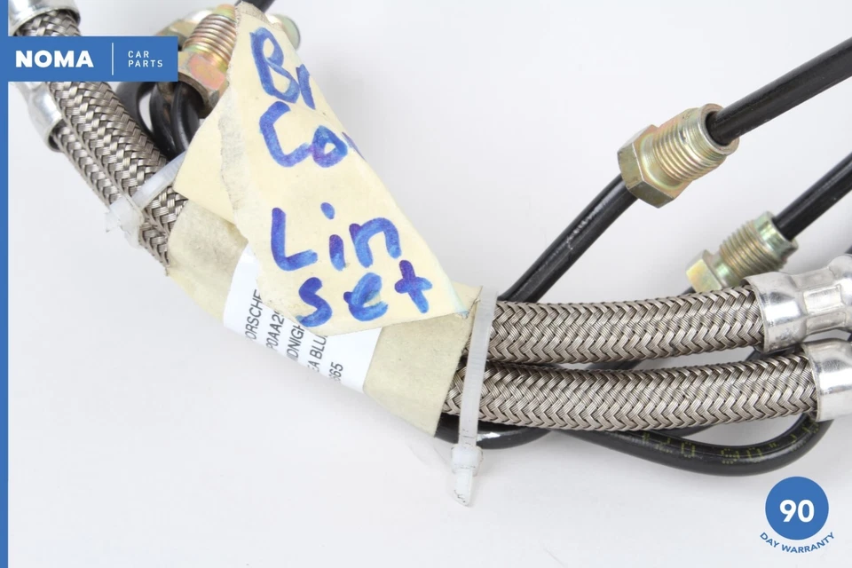 06-12 Porsche Cayman 987C 911 Juego de manguera de línea de controlador de freno delantero OEM Foto 3 de 4