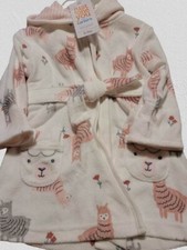 Carters infant Girls Just One You terry hooded robe cotton/polyester 0-9M